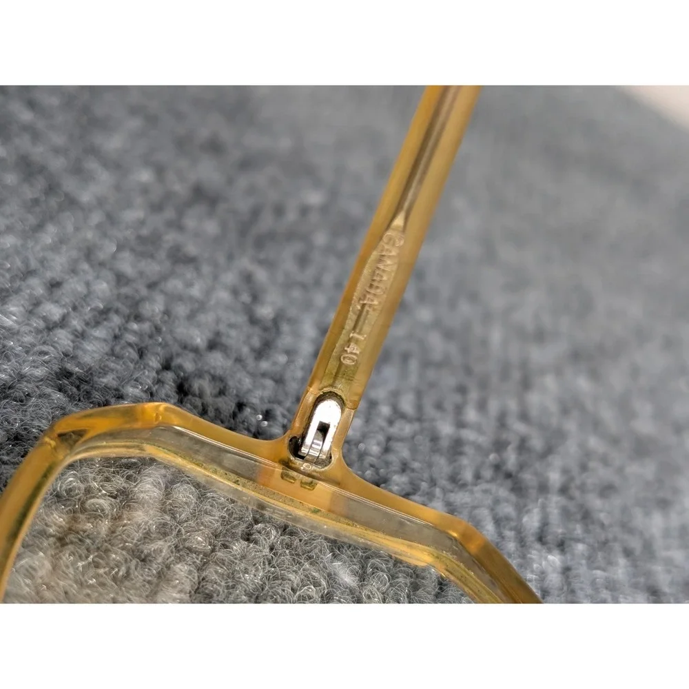 Vintage Tura Eyeglass Frames Canada 140‎ Geometric Pearl White Accent